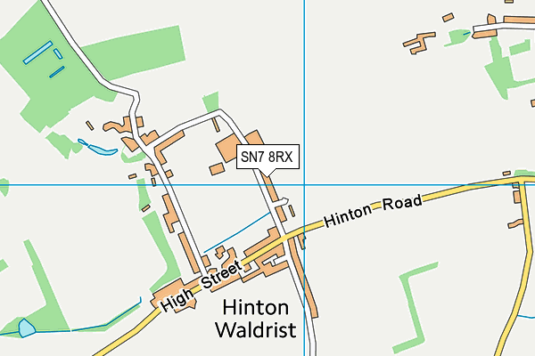 SN7 8RX map - OS VectorMap District (Ordnance Survey)