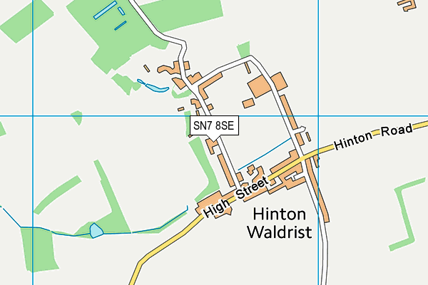 SN7 8SE map - OS VectorMap District (Ordnance Survey)