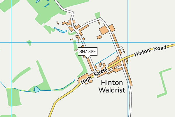 SN7 8SF map - OS VectorMap District (Ordnance Survey)