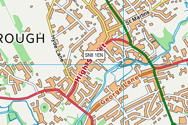 SN8 1EN map - OS VectorMap District (Ordnance Survey)