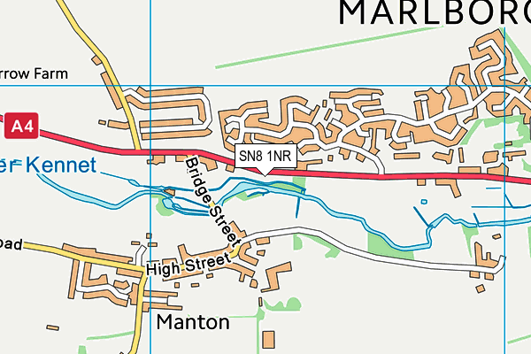 SN8 1NR map - OS VectorMap District (Ordnance Survey)