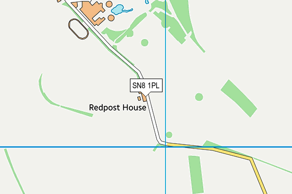 SN8 1PL map - OS VectorMap District (Ordnance Survey)