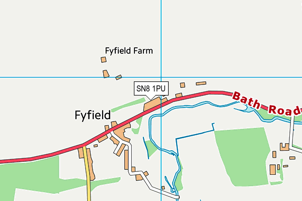 SN8 1PU map - OS VectorMap District (Ordnance Survey)