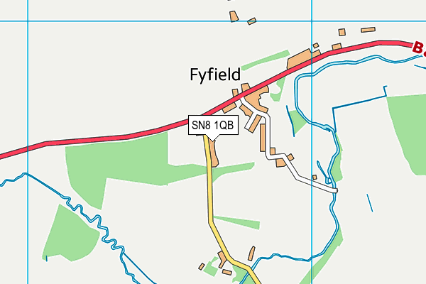 SN8 1QB map - OS VectorMap District (Ordnance Survey)