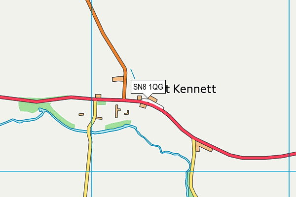 SN8 1QG map - OS VectorMap District (Ordnance Survey)