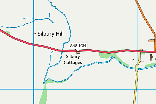 SN8 1QH map - OS VectorMap District (Ordnance Survey)