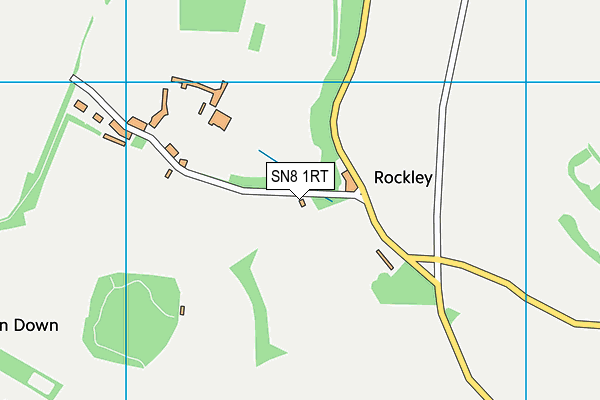 SN8 1RT map - OS VectorMap District (Ordnance Survey)