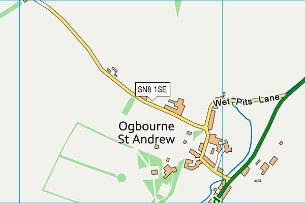SN8 1SE map - OS VectorMap District (Ordnance Survey)
