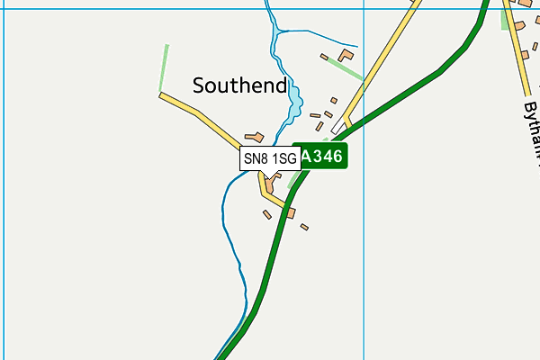 SN8 1SG map - OS VectorMap District (Ordnance Survey)