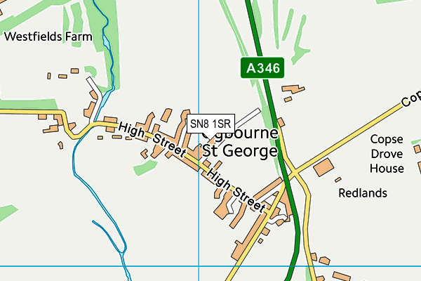 SN8 1SR map - OS VectorMap District (Ordnance Survey)