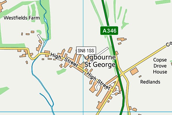 SN8 1SS map - OS VectorMap District (Ordnance Survey)