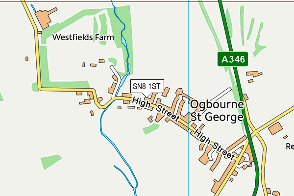 SN8 1ST map - OS VectorMap District (Ordnance Survey)