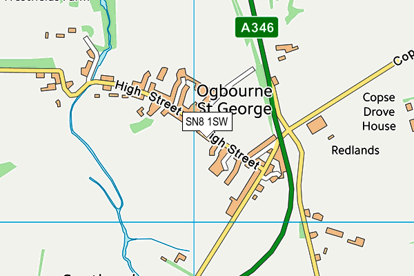 SN8 1SW map - OS VectorMap District (Ordnance Survey)