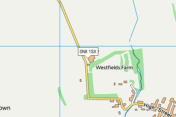SN8 1SX map - OS VectorMap District (Ordnance Survey)