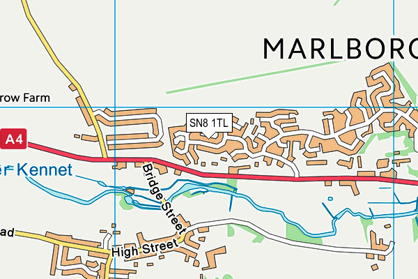 SN8 1TL map - OS VectorMap District (Ordnance Survey)