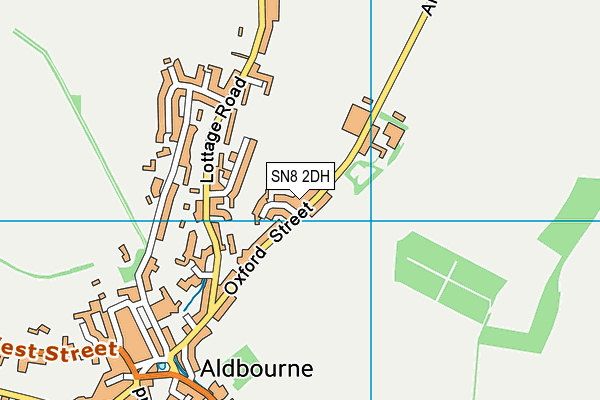 SN8 2DH map - OS VectorMap District (Ordnance Survey)