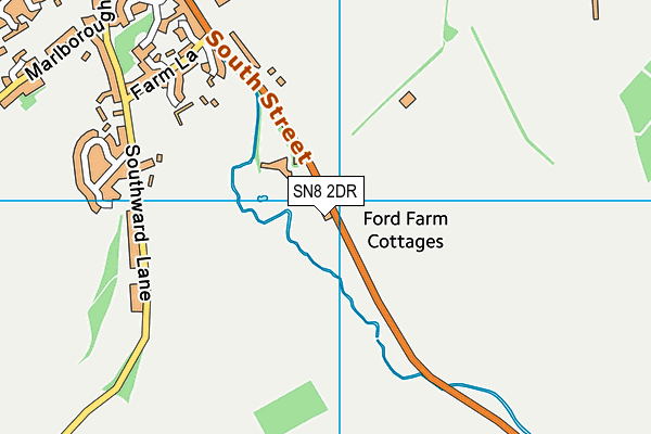 SN8 2DR map - OS VectorMap District (Ordnance Survey)