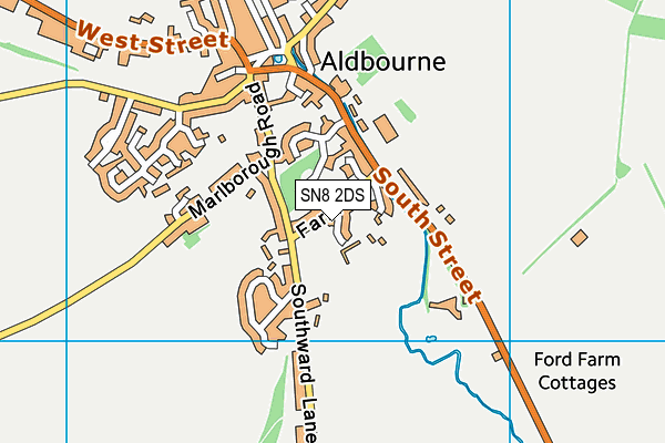 Aldbourne Sports Field map (SN8 2DS) - OS VectorMap District (Ordnance Survey)