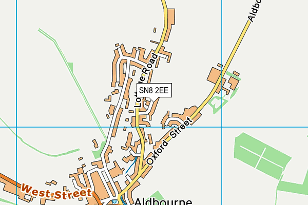SN8 2EE map - OS VectorMap District (Ordnance Survey)