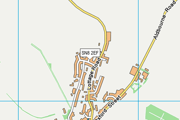 SN8 2EF map - OS VectorMap District (Ordnance Survey)