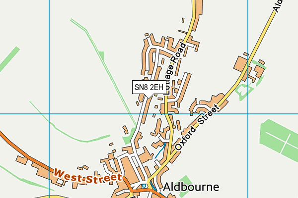 SN8 2EH map - OS VectorMap District (Ordnance Survey)