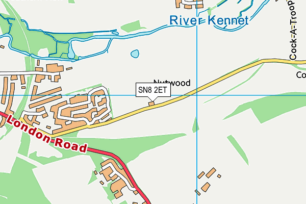 SN8 2ET map - OS VectorMap District (Ordnance Survey)