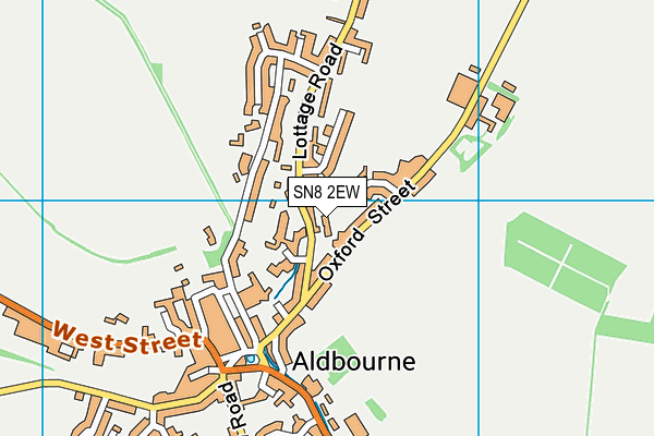 SN8 2EW map - OS VectorMap District (Ordnance Survey)