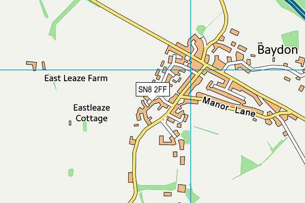 SN8 2FF map - OS VectorMap District (Ordnance Survey)