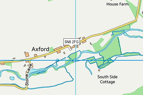 SN8 2FG map - OS VectorMap District (Ordnance Survey)