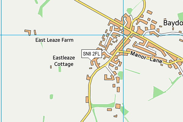 SN8 2FL map - OS VectorMap District (Ordnance Survey)