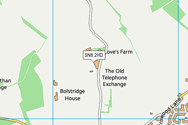 SN8 2HD map - OS VectorMap District (Ordnance Survey)