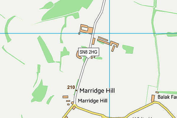 SN8 2HG map - OS VectorMap District (Ordnance Survey)