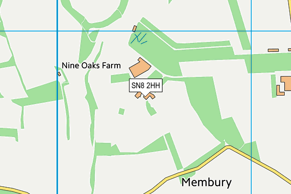 SN8 2HH map - OS VectorMap District (Ordnance Survey)