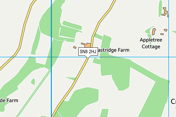 SN8 2HJ map - OS VectorMap District (Ordnance Survey)