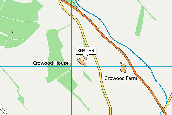 SN8 2HR map - OS VectorMap District (Ordnance Survey)