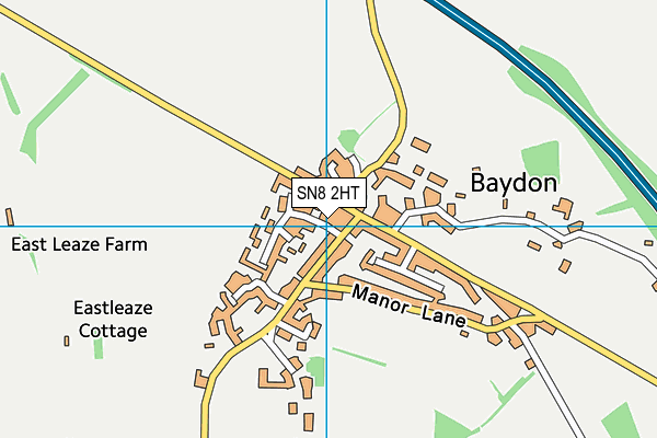 SN8 2HT map - OS VectorMap District (Ordnance Survey)