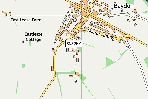 SN8 2HY map - OS VectorMap District (Ordnance Survey)