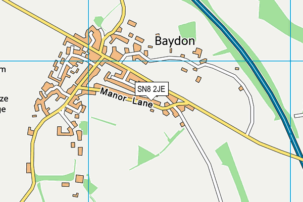 SN8 2JE map - OS VectorMap District (Ordnance Survey)