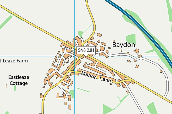 SN8 2JH map - OS VectorMap District (Ordnance Survey)