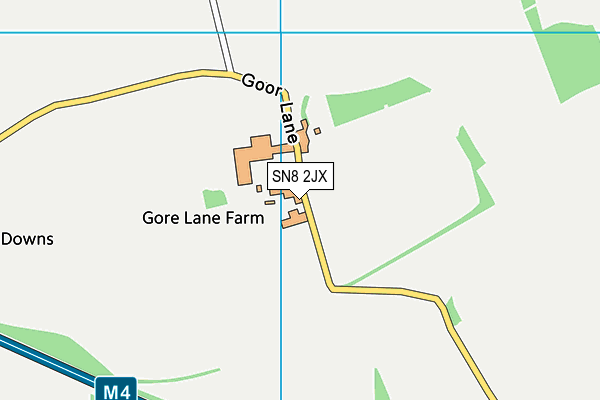 SN8 2JX map - OS VectorMap District (Ordnance Survey)