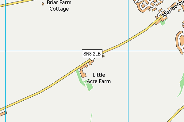SN8 2LB map - OS VectorMap District (Ordnance Survey)