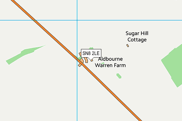 SN8 2LE map - OS VectorMap District (Ordnance Survey)