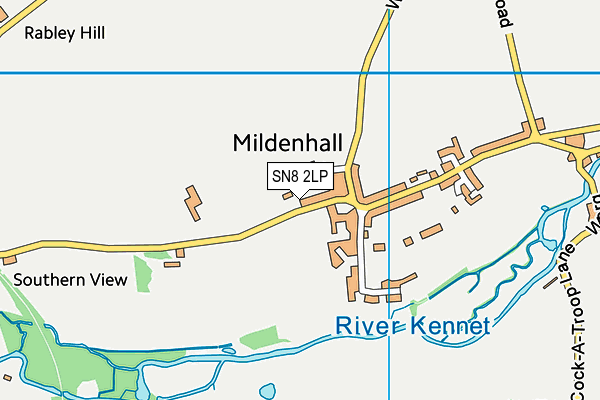 SN8 2LP map - OS VectorMap District (Ordnance Survey)