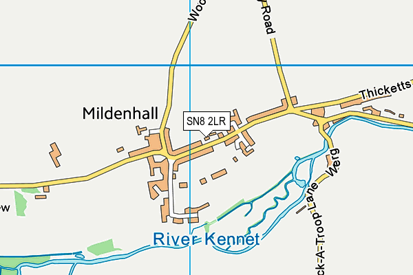 SN8 2LR map - OS VectorMap District (Ordnance Survey)