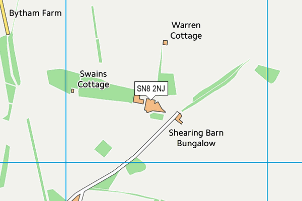 SN8 2NJ map - OS VectorMap District (Ordnance Survey)