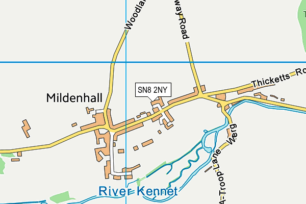 SN8 2NY map - OS VectorMap District (Ordnance Survey)