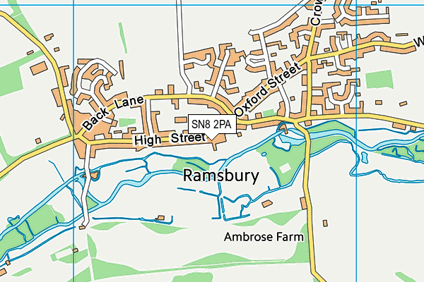 SN8 2PA map - OS VectorMap District (Ordnance Survey)