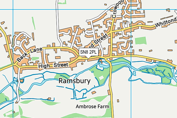 SN8 2PL map - OS VectorMap District (Ordnance Survey)