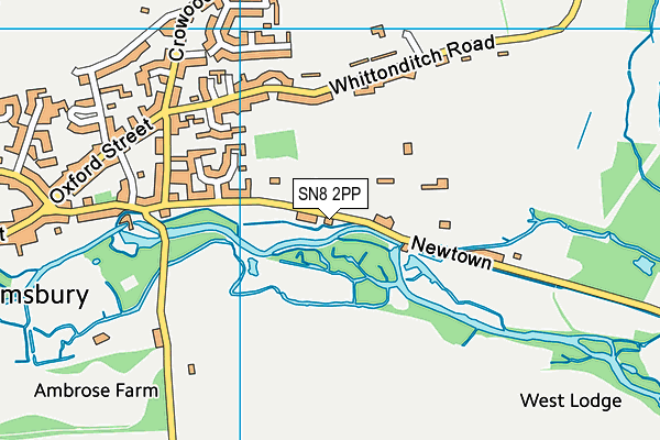 SN8 2PP map - OS VectorMap District (Ordnance Survey)