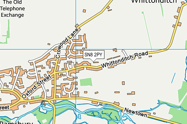 SN8 2PY map - OS VectorMap District (Ordnance Survey)